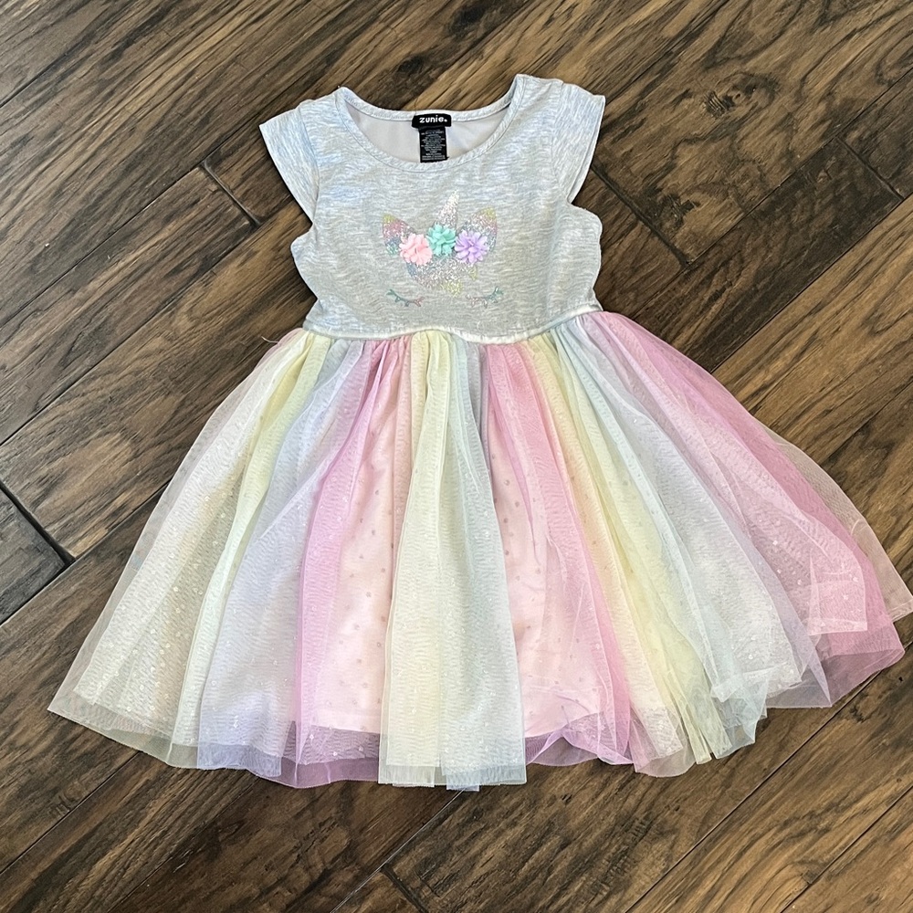 Unicorn Princess Dress! Sz 7